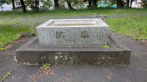 留萌神社の手水舎