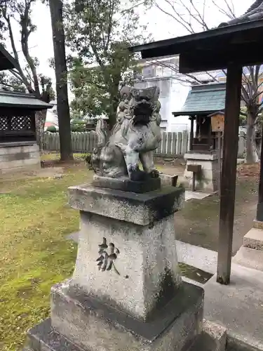 九所御霊天神社の狛犬