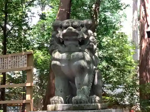 椿大神社の狛犬