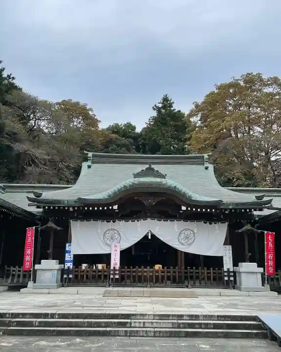 栃木縣護國神社の本殿・本堂