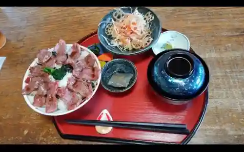 久山年神社の食事