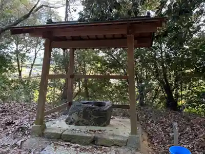 櫛玉命神社の手水舎