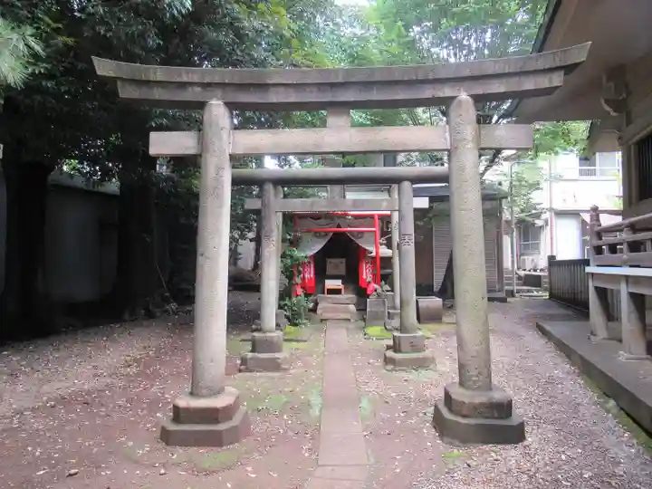 上目黒氷川神社の鳥居