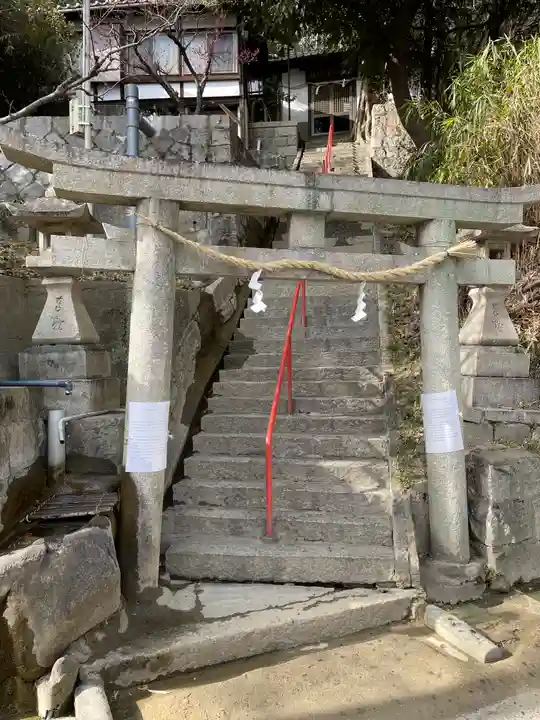 夢野八幡神社の鳥居