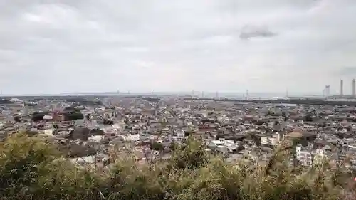 人見神社の景色