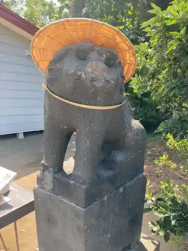 江部乙神社の狛犬