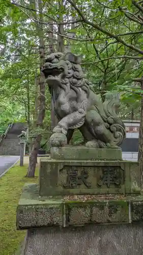 音更神社の狛犬