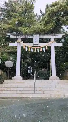 登渡神社の鳥居