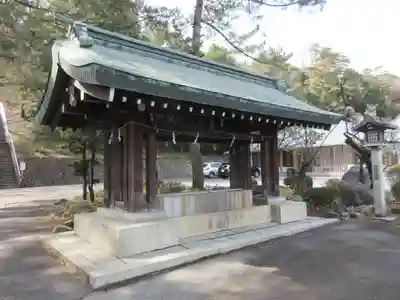 群馬県護国神社の手水舎