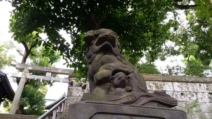西向天神社の狛犬