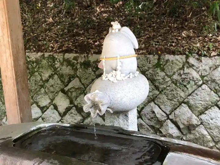 白兎神社の手水舎