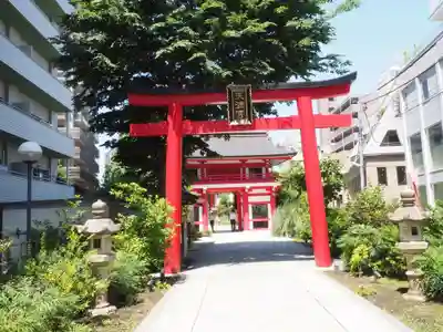 成子天神社の鳥居