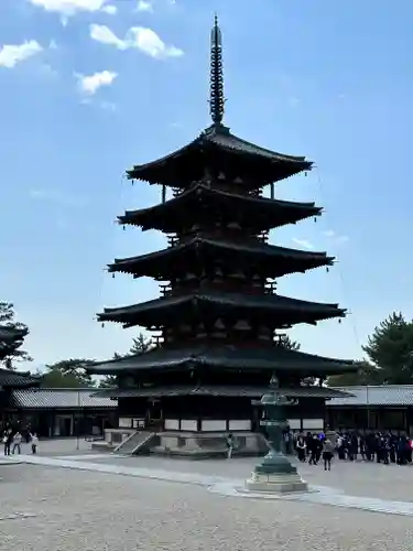 法隆寺 西円堂の塔