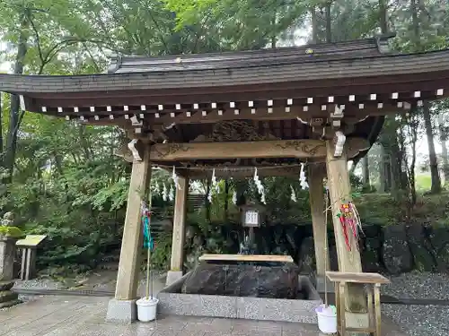 富士山東口本宮 冨士浅間神社の手水