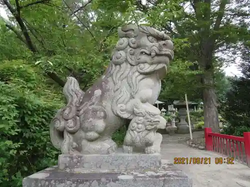 温泉神社～磐梯熱海温泉～の狛犬