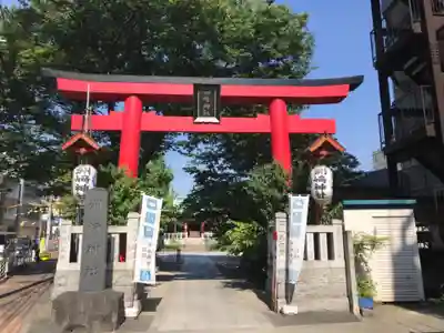 木場 洲﨑神社の鳥居