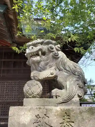 阿邪訶根神社の狛犬