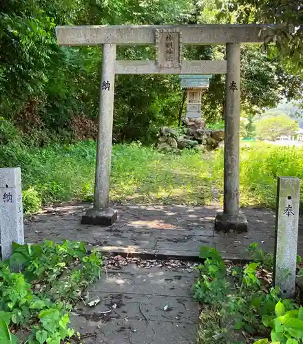 神明神社の鳥居