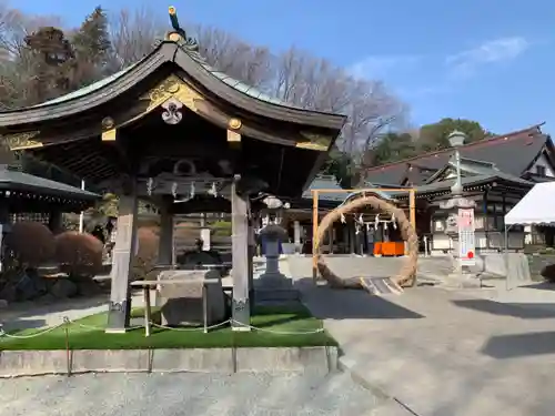 武州柿生琴平神社の手水舎