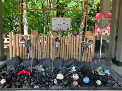 上川神社の手水舎