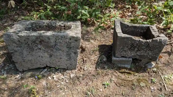 美馬牛神社の手水舎