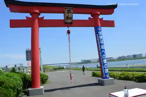 東京羽田 穴守稲荷神社の鳥居