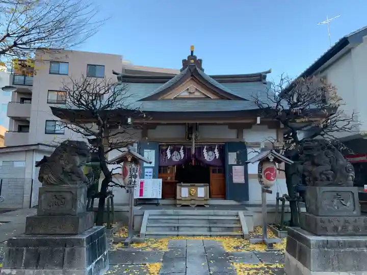 穏田神社の本殿・本堂