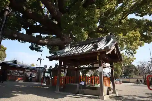 百舌鳥八幡宮の手水