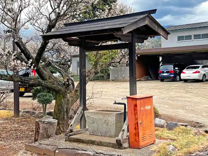 清白寺の手水舎