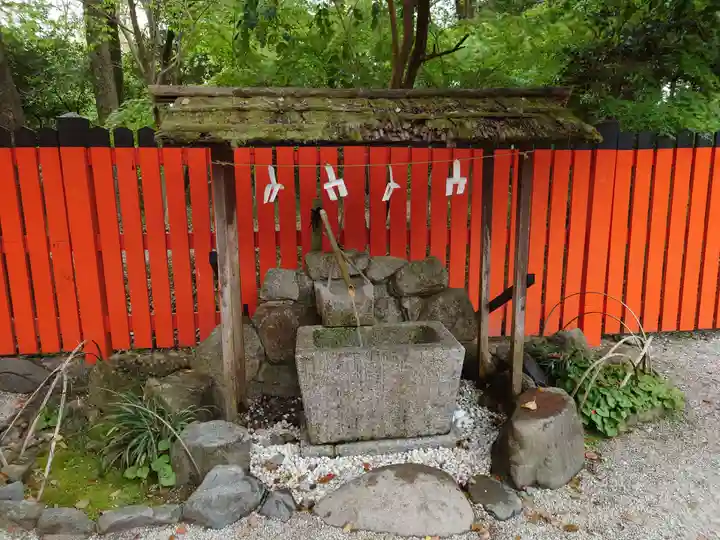 賀茂御祖神社(下鴨神社)の手水舎