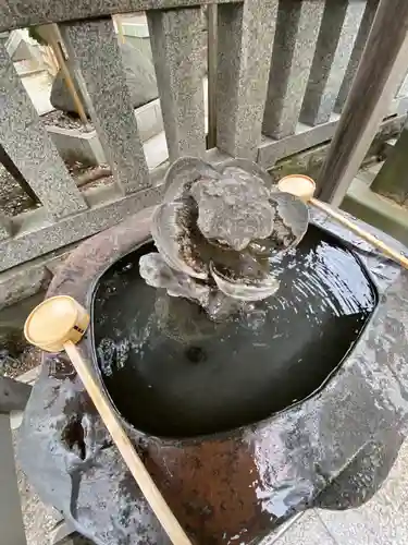 牛天神北野神社の手水舎