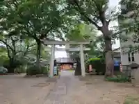 上戸田氷川神社の鳥居