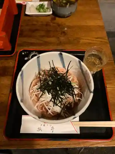 露天神社（お初天神）の食事