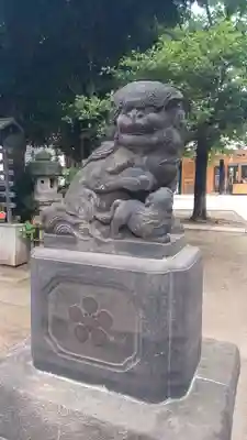 新井天神北野神社の狛犬