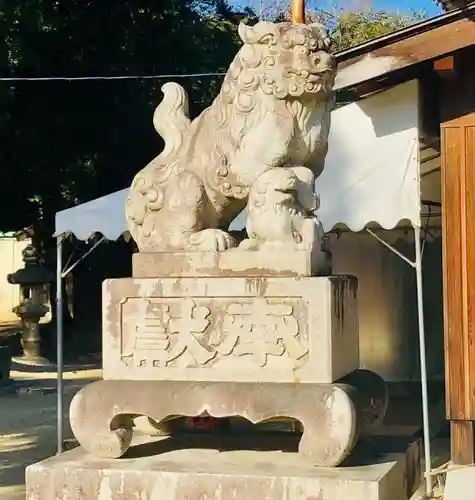 伊久智神社の狛犬