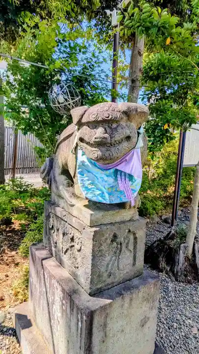 菊田神社の狛犬