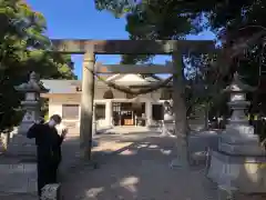 都波岐奈加等神社の鳥居