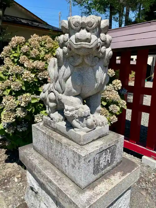 中田神社の狛犬