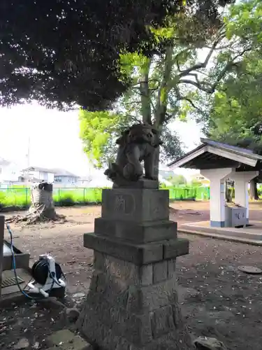 上祖師谷神明社の狛犬