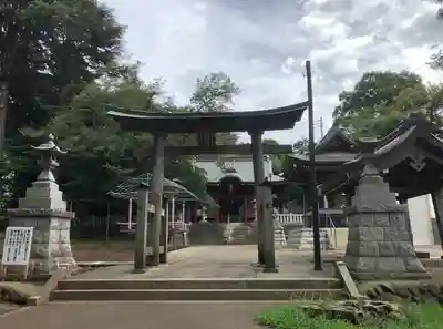 簳幹八幡宮の鳥居