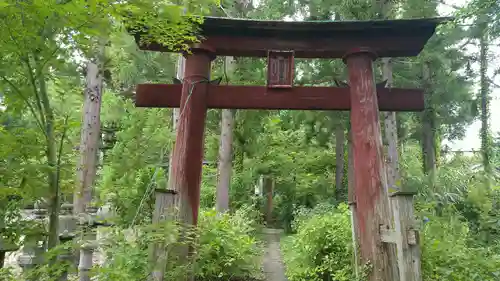 栗川稲荷神社の鳥居