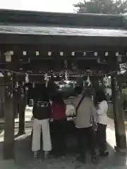 松陰神社の手水