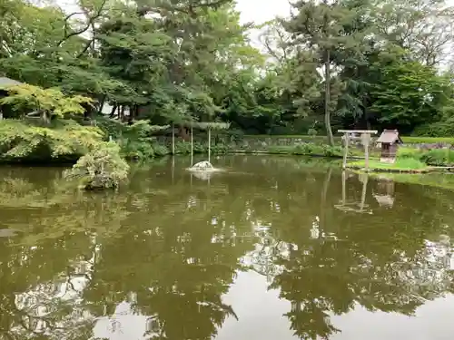 越ヶ谷久伊豆神社の庭園