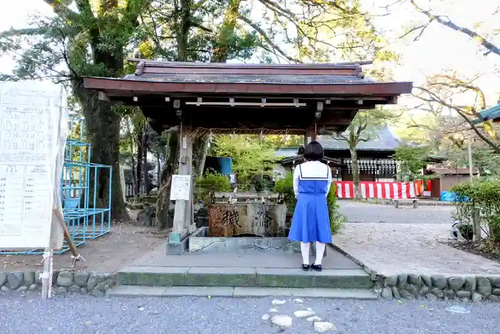 大井神社の手水舎