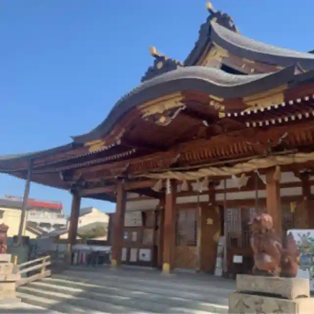 岸城神社の本殿・本堂
