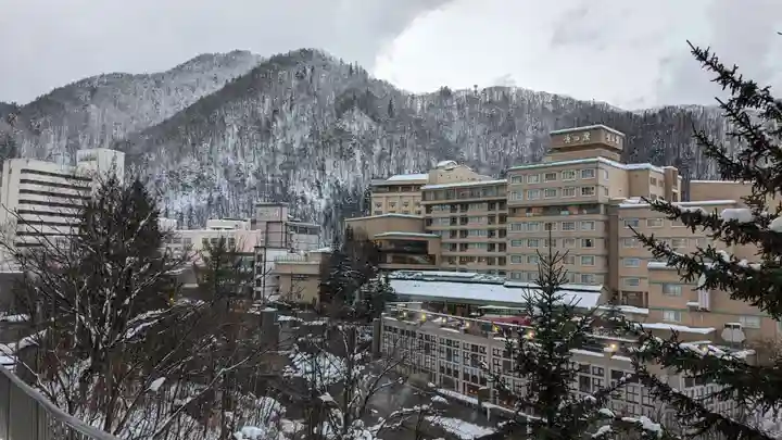 定山渓神社の周辺