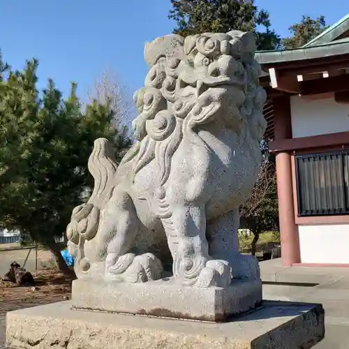 楊原神社の狛犬