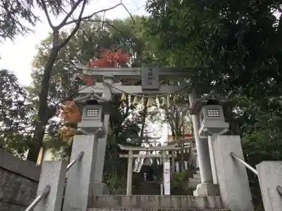 多摩川浅間神社の鳥居