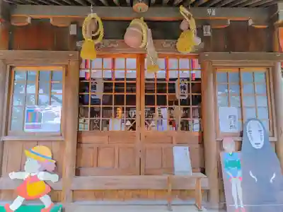 山口八幡社の本殿・本堂