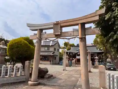 神明八幡神社の鳥居